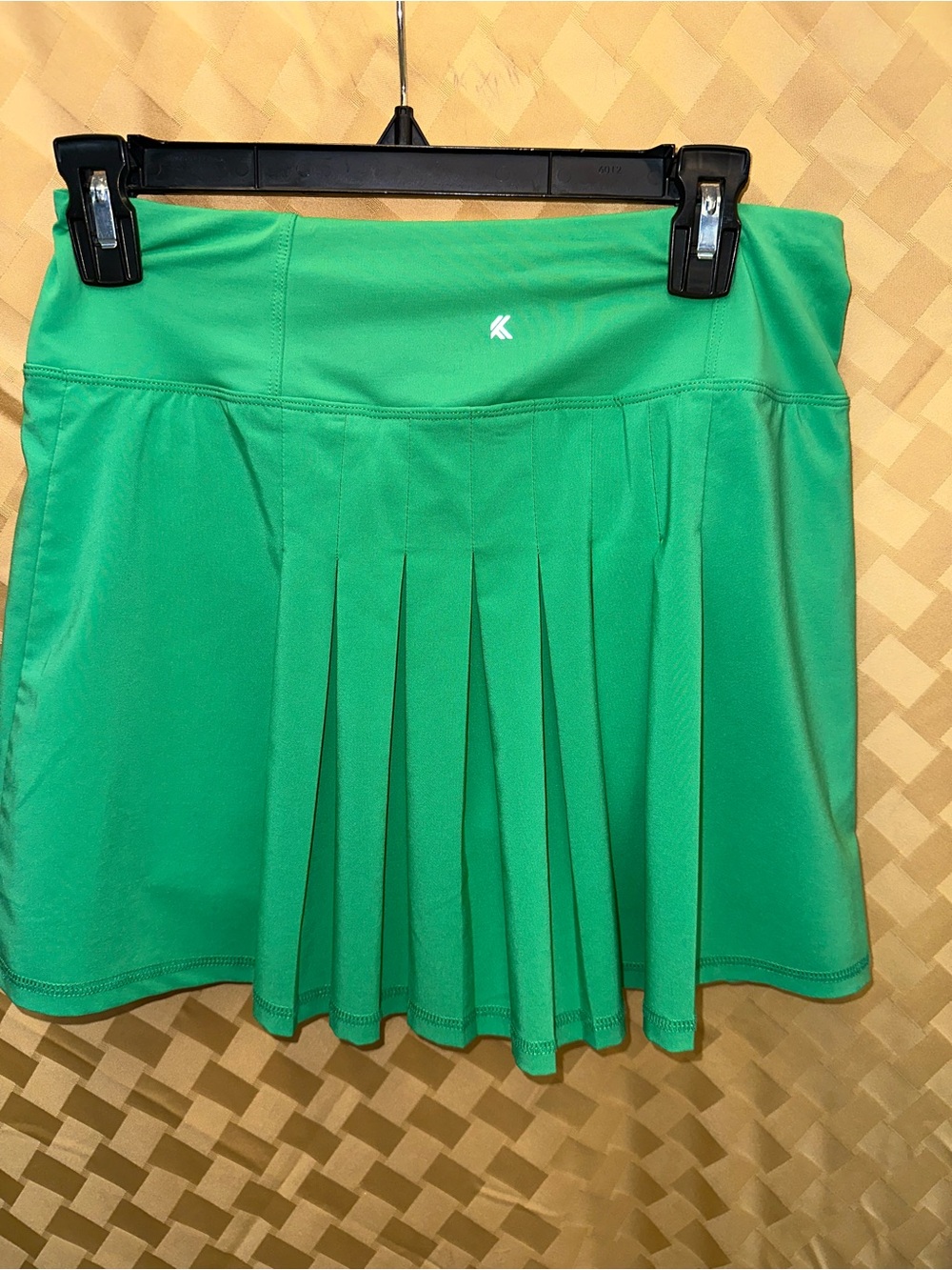 Kyodan Bright Green Pleated Athletic Skort
